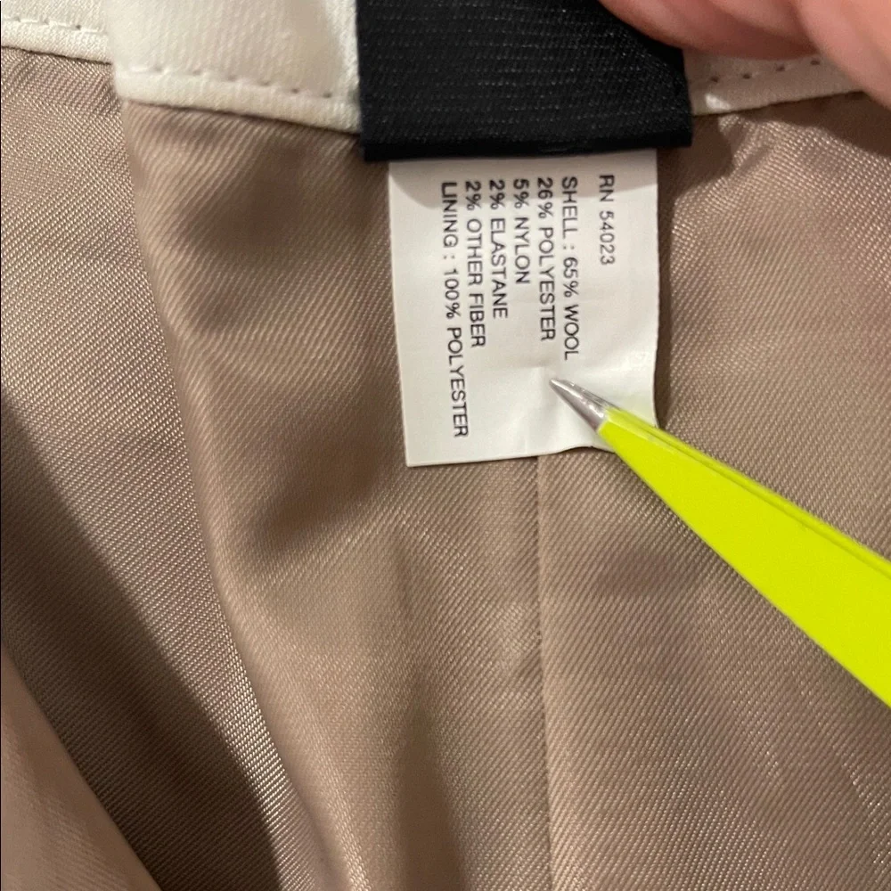 VTG Wool A-Line Skirt - Picture 5 of 8